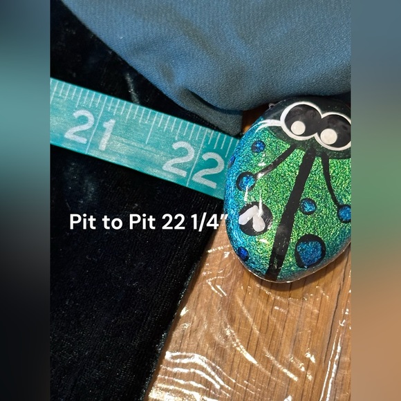 Fred David Top Sheer Bell Sleeves with Soft Plush Front Size L 12/14 - Picture 11 of 13